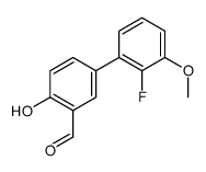 5-(2-fluoro-3-methoxyphenyl)-2-hydroxybenzaldehyde Structure
