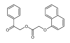 phenacyl 2-naphthalen-1-yloxyacetate Structure