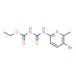 ETHYL (((5-BROMO-6-METHYLPYRIDIN-2-YL)AMINO)CARBONOTHIOYL)CARBAMATE Structure