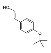 N-[[4-[(2-methylpropan-2-yl)oxy]phenyl]methylidene]hydroxylamine Structure