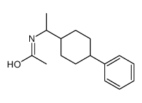 N-[1-(4-phenylcyclohexyl)ethyl]acetamide Structure