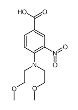 4-[bis(2-methoxyethyl)amino]-3-nitrobenzoic acid Structure