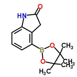 4-(4,4,5,5-Tetramethyl-1,3,2-dioxaborolan-2-yl)indolin-2-one picture