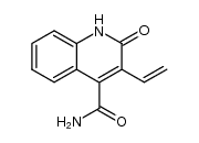 2-oxo-3-vinyl-1,2-dihydroquinoline-4-carboxamide结构式