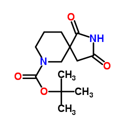 tert-butyl 1,3-dioxo-2,7-diazaspiro[4.5]decane-7-carboxylate Structure