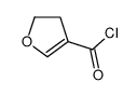 2,3-dihydrofuran-4-carbonyl chloride结构式