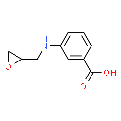 Benzoic acid, 3-[(oxiranylmethyl)amino]- (9CI)结构式