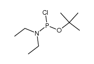 tert-butyl diethylphosphoramidochloridite Structure