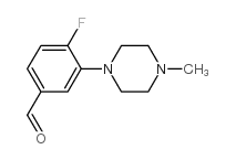 3-(4-甲基-1-哌嗪基)-4-氟苯甲醛图片