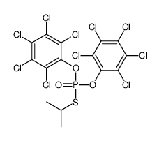 1,2,3,4,5-pentachloro-6-[(2,3,4,5,6-pentachlorophenoxy)-propan-2-ylsulfanylphosphoryl]oxybenzene结构式