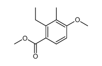 methyl 2-ethyl-4-methoxy-3-methylbenzoate Structure