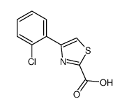 4-(2-氯-苯基)-噻唑-2-羧酸结构式