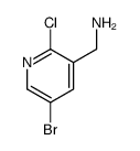 (5-溴-2-氯吡啶-3-基)甲胺结构式