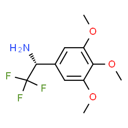 (1R)-2,2,2-TRIFLUORO-1-(3,4,5-TRIMETHOXYPHENYL)ETHYLAMINE Structure