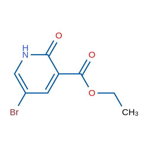 Ethyl 5-bromo-2-oxo-1,2-dihydropyridine-3-carboxylate structure