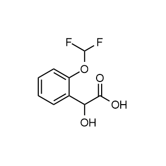 2-(2-(二氟甲氧基)苯基)-2-羟基乙酸结构式