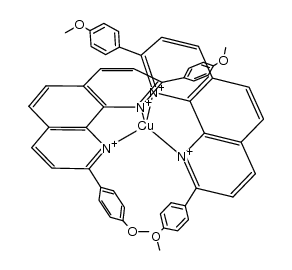 {Cu(0)(2,9-di-p-anisyl-1,10-phenanthroline)2}结构式