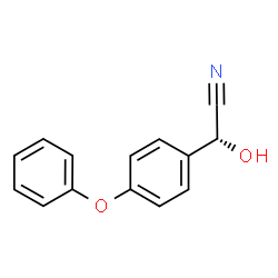 (R)-4-PHENOXY- MANDELONITRILE结构式