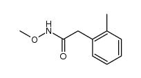 N-methoxy-2-(o-tolyl)acetamide结构式