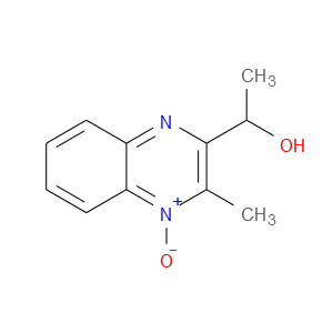 3-(1-hydroxyethyl)-2-methylquinoxaline-1-oxide Structure