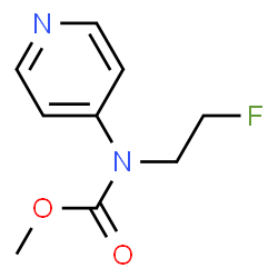 Carbamic acid, (2-fluoroethyl)-4-pyridinyl-, methyl ester (9CI)结构式