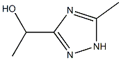 1-(5-methyl-1H-1,2,4-triazol-3-yl)ethanol Structure
