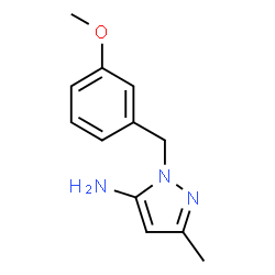 1-(3-Methoxybenzyl)-3-methyl-1H-pyrazol-5-amine结构式