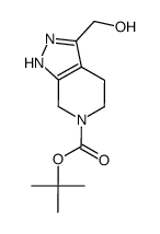 3-Hydroxymethyl-1,4,5,7-Tetrahydro-Pyrazolo[3,4-C]Pyridine-6-Carboxylic Acid Tert-Butyl Ester Structure