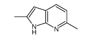 2,6-dimethyl-1H-pyrrolo[2,3-b]pyridine Structure