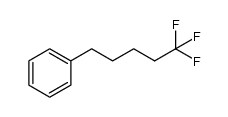 (5,5,5-trifluoropentyl)benzene结构式