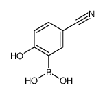 5-Cyano-2-hydroxyphenylboronic acid structure