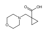 1-(morpholin-4-ylmethyl)cyclopropane-1-carboxylic acid Structure