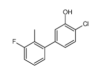 2-chloro-5-(3-fluoro-2-methylphenyl)phenol结构式