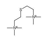 trimethyl-[2-[2-(trimethylazaniumyl)ethylsulfanyl]ethyl]azanium结构式