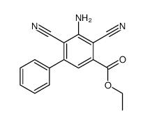 ethyl 5-amino-4,6-dicyano-[1,1'-biphenyl]-3-carboxylate Structure