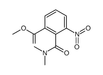 methyl 2-(dimethylcarbamoyl)-3-nitrobenzoate结构式