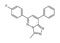 6-(4-fluorophenyl)-3-methyl-8-phenyl-[1,2,4]triazolo[4,3-b]pyridazine结构式