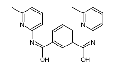 1-N,3-N-bis(6-methylpyridin-2-yl)benzene-1,3-dicarboxamide结构式