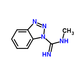 N-Methyl-1H-benzo[d][1,2,3]triazol-1-carboximidamide结构式