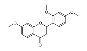 7,2',4'-trimethoxyflavanone Structure