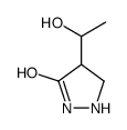 3-Pyrazolidinone,4-(1-hydroxyethyl)-(9CI) Structure