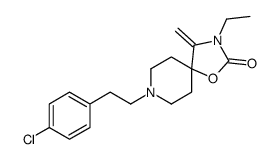 8-[2-(4-chlorophenyl)ethyl]-3-ethyl-4-methylidene-1-oxa-3,8-diazaspiro[4.5]decan-2-one Structure