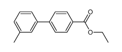 ethyl 3'-methylbiphenyl-4-carboxylate结构式