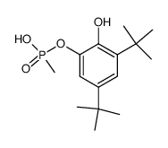 2-oxy-3,5-ditertbutyl-phenylmethylphosphonate结构式