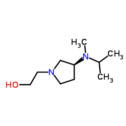 2-{(3S)-3-[Isopropyl(methyl)amino]-1-pyrrolidinyl}ethanol结构式