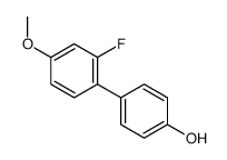 4-(2-fluoro-4-methoxyphenyl)phenol结构式