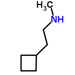 2-Cyclobutyl-N-methylethanamine结构式