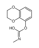 Methylcarbamic acid 1,4-benzodioxan-5-yl ester结构式