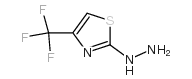 2-肼基-4-三氟甲基噻唑结构式