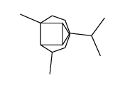 1,3-Dimethyl-8-(1-methylethyl)tricyclo[4.4.0.02,7]decane结构式